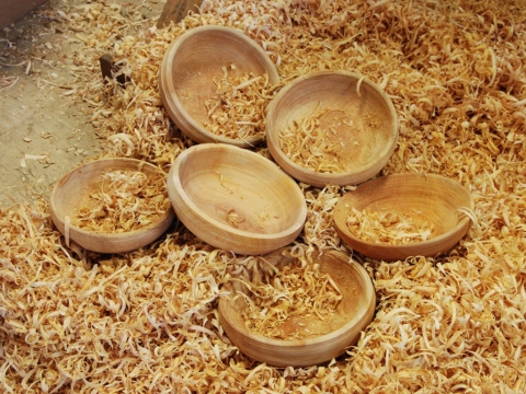 全自動數(shù)控木工車床加工木碗