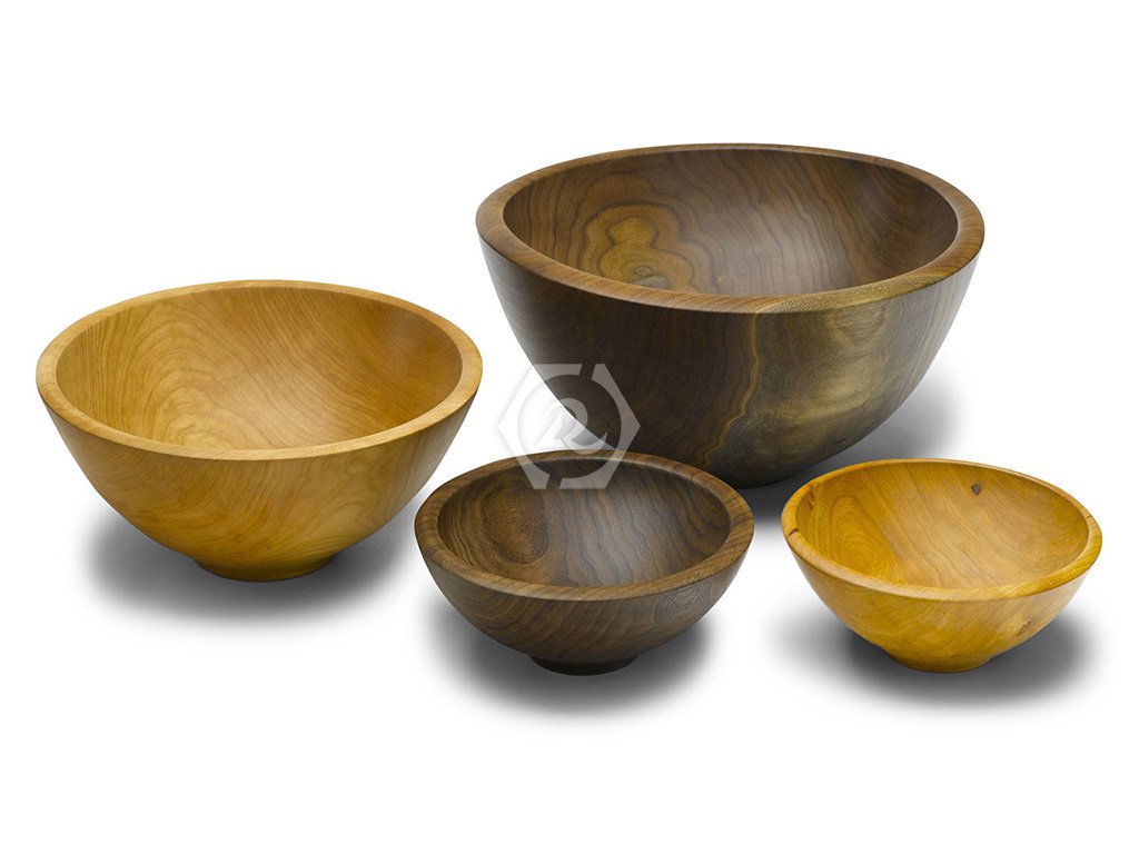 全自動數(shù)控木工車床加工木碗樣品