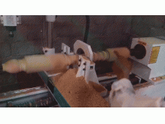  云南 文山采購(gòu)凌銳LR-1530-4S 數(shù)控 木工 車床 加工實(shí)木樓梯扶手