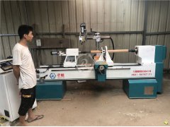  云南 昆明客戶訂購(gòu)凌銳LR-1530-S單軸車銑雕多功能一體 數(shù)控 木工 車床 